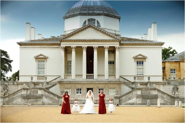 Bride and Bridesmaids Chiswick House London